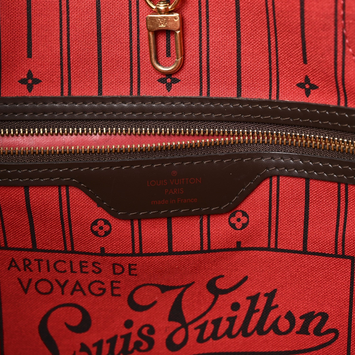 Louis Vuitton Damier Ebene Neverfull GM 6 of 9