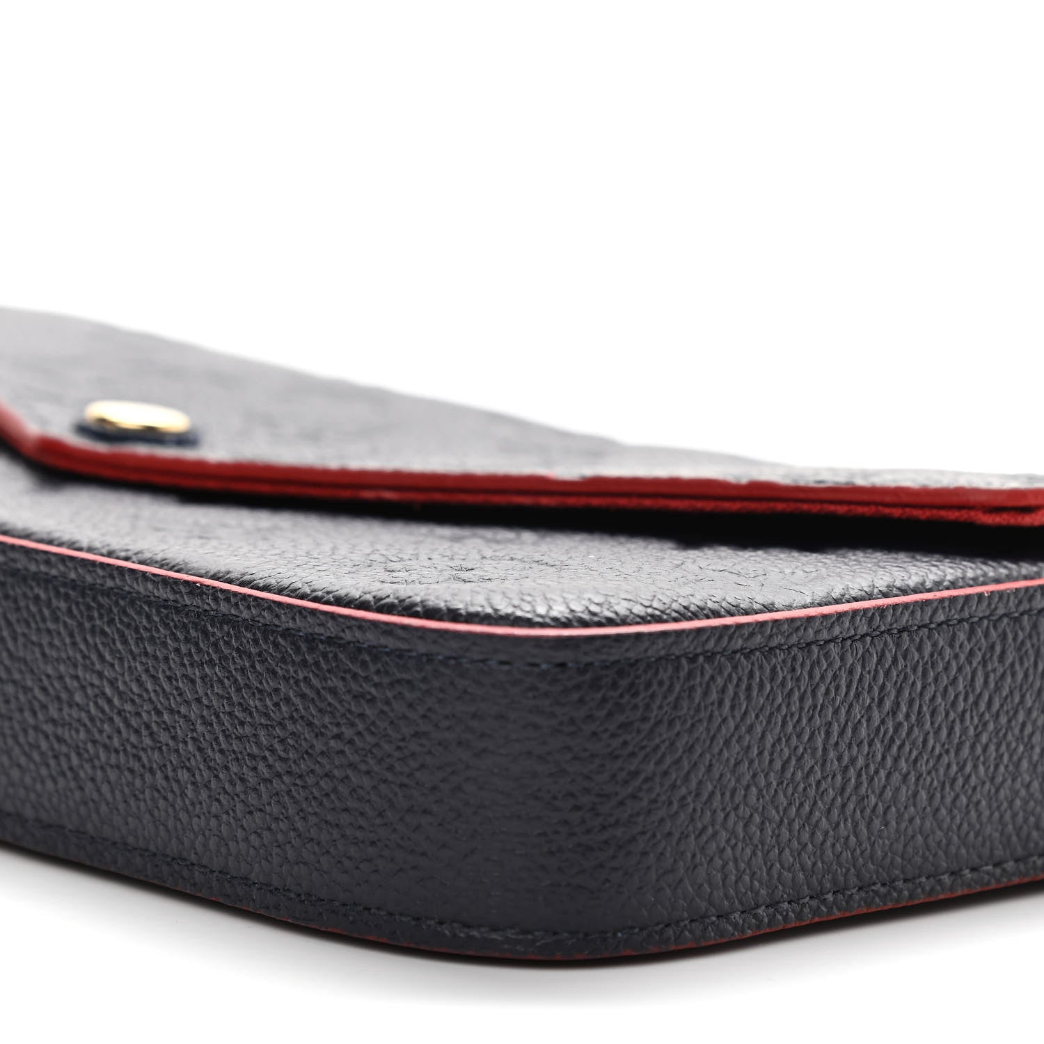 Louis Vuitton Empreinte Pochette Felicie Chain Wallet Marine Rouge 9 of 9