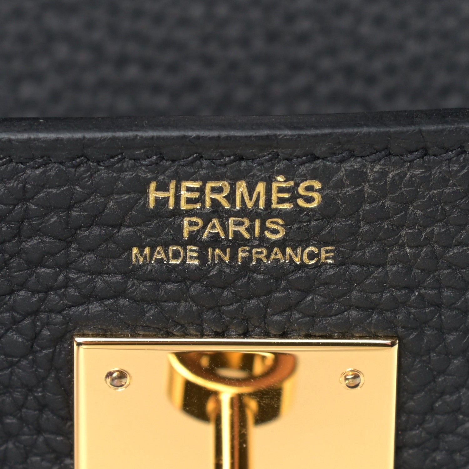 Hermes Togo Kelly Retourne 32 Black 6 of 10