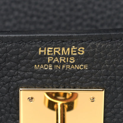 Hermes Togo Kelly Retourne 32 Black 6 of 10