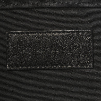 Saint Laurent Calfskin Matelasse Chevron Monogram Document Holder Black 7 of 7