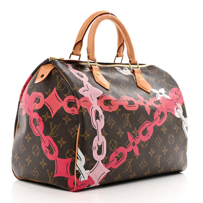 Louis Vuitton Monogram Bay Speedy 30 Rose Ballerine Poppy 3 of 10