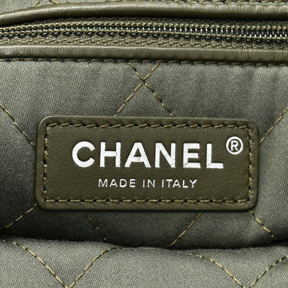 Chanel Shiny Calfskin Quilted Small Chanel 22 Khaki 8 of 13