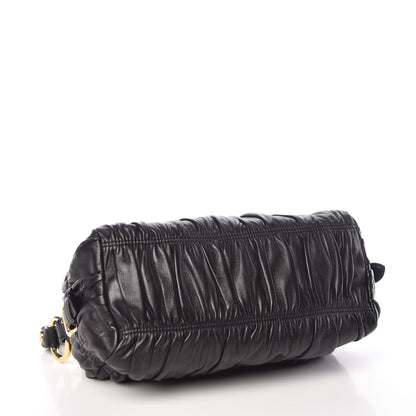 Prada Nappa Gaufre Mini Bag Black 4 of 9