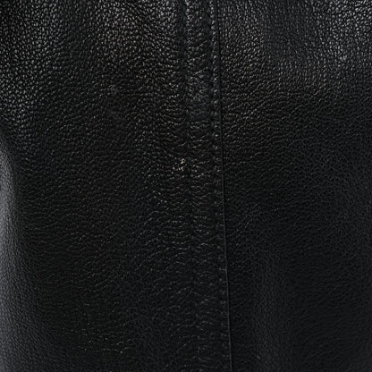 Saint Laurent Calfskin Reversible Double Sac Y Tote Black Gold 11 of 23