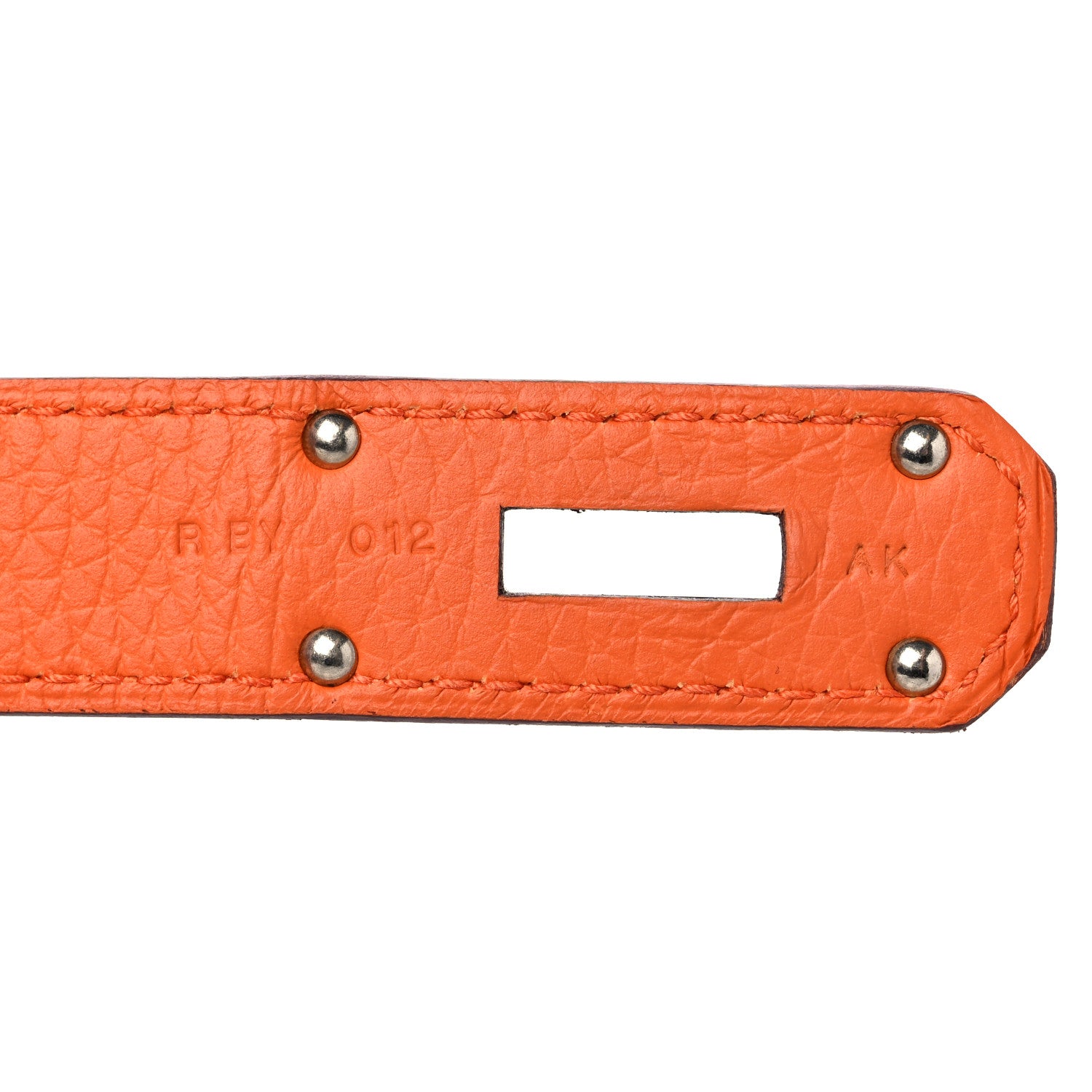 Hermes Taurillon Clemence Jypsiere 31 Orange 7 of 9