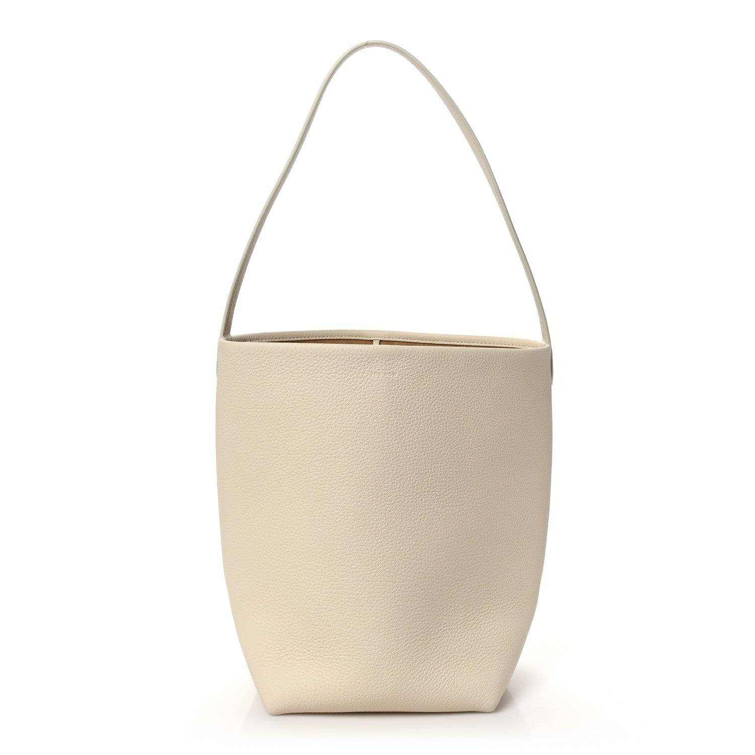 The Row Grained Calfskin Medium N/S Park Tote Ivory 1 of 9