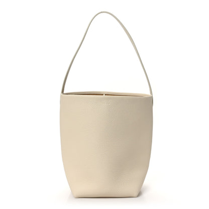 The Row Grained Calfskin Medium N/S Park Tote Ivory 1 of 9