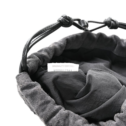 Bottega Veneta Suede Calfskin Intrecciato Medium Dustbag Grey 7 of 10