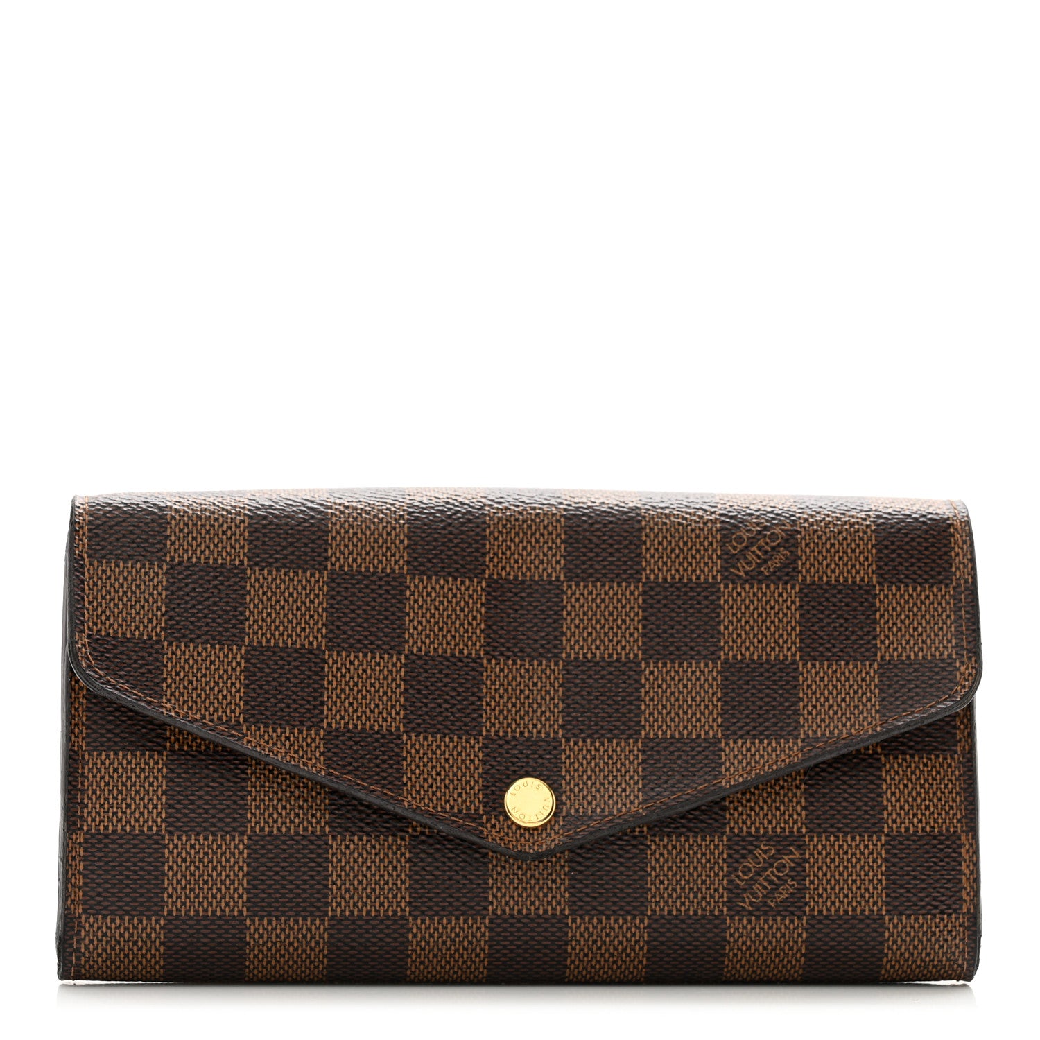Louis Vuitton Damier Ebene Sarah Wallet NM 1 of 8