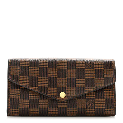 Louis Vuitton Damier Ebene Sarah Wallet NM 1 of 8
