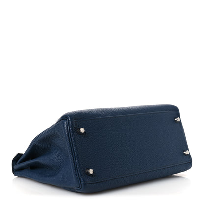 Hermes Togo Kelly Retourne 28 Bleu De Prusse 4 of 17