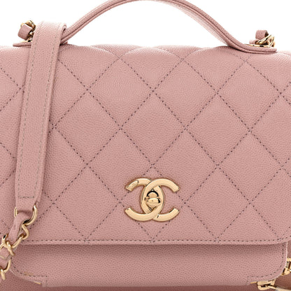 Chanel Caviar Quilted Medium Business Affinity Flap Light Pink 9 of 12