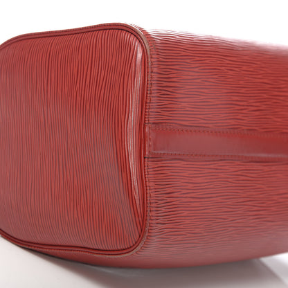 Louis Vuitton Epi Speedy 25 Castillan Red 12 of 14