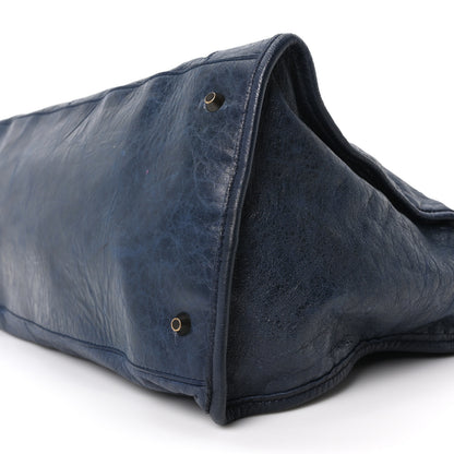 Balenciaga Agneau Classic Hardware Work Bleu Obscur 11 of 11