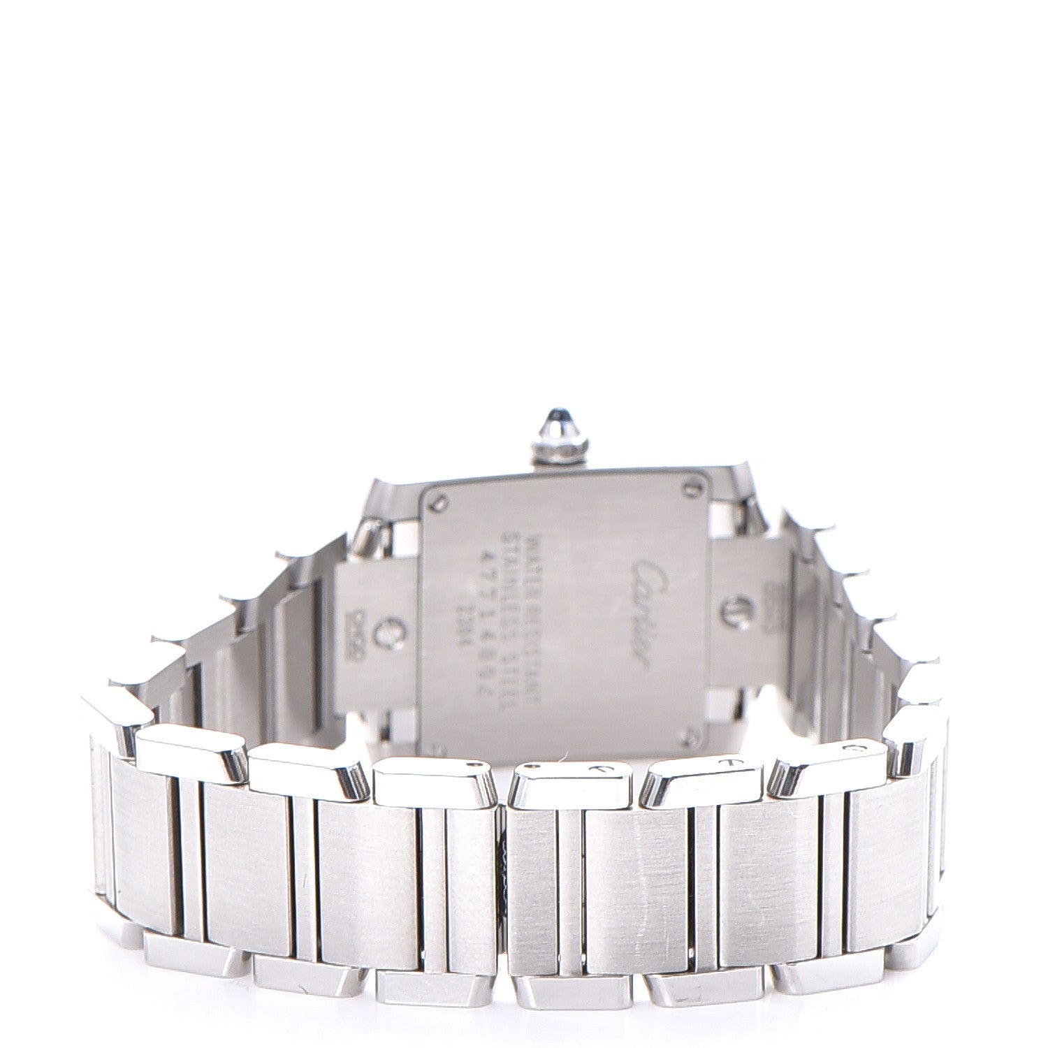 Cartier Stainless Steel 20mm Tank Francaise Quartz Watch 4 of 12