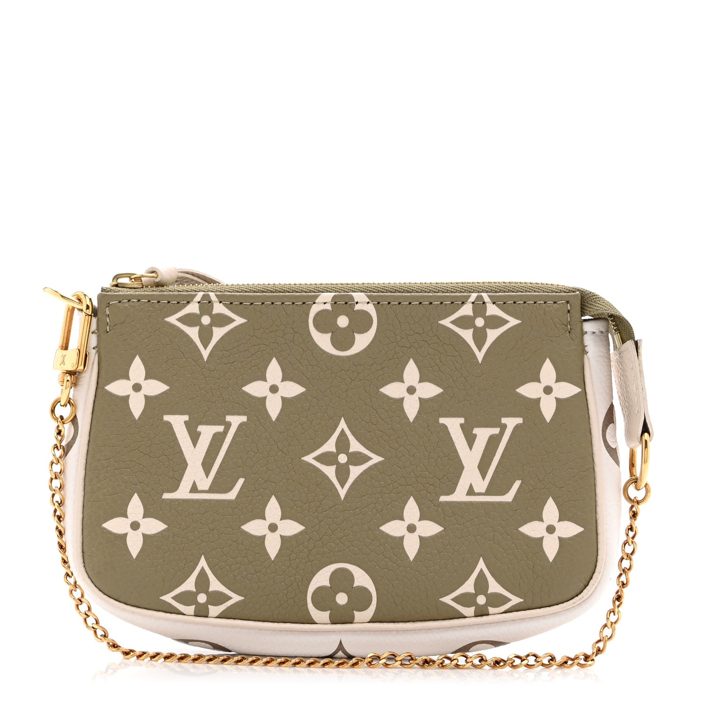 Empreinte Spring in the City Mini Pochette Accessories Kaki Beige Cream