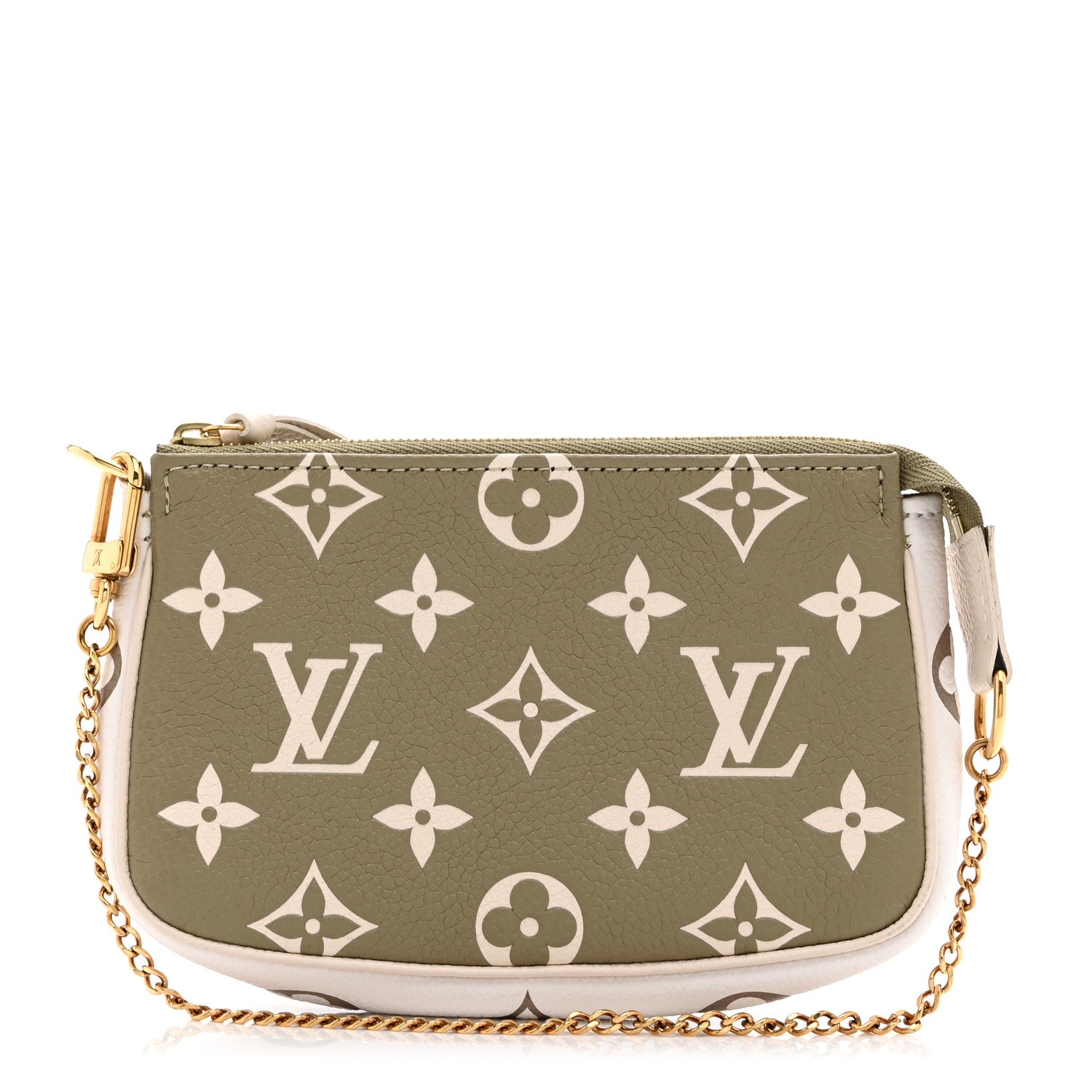 Louis Vuitton Empreinte Spring in the City Mini Pochette Accessories Kaki Beige Cream 1 of 8