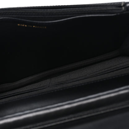 Chanel Caviar Quilted Boy Wallet On Chain WOC Black 5 of 10