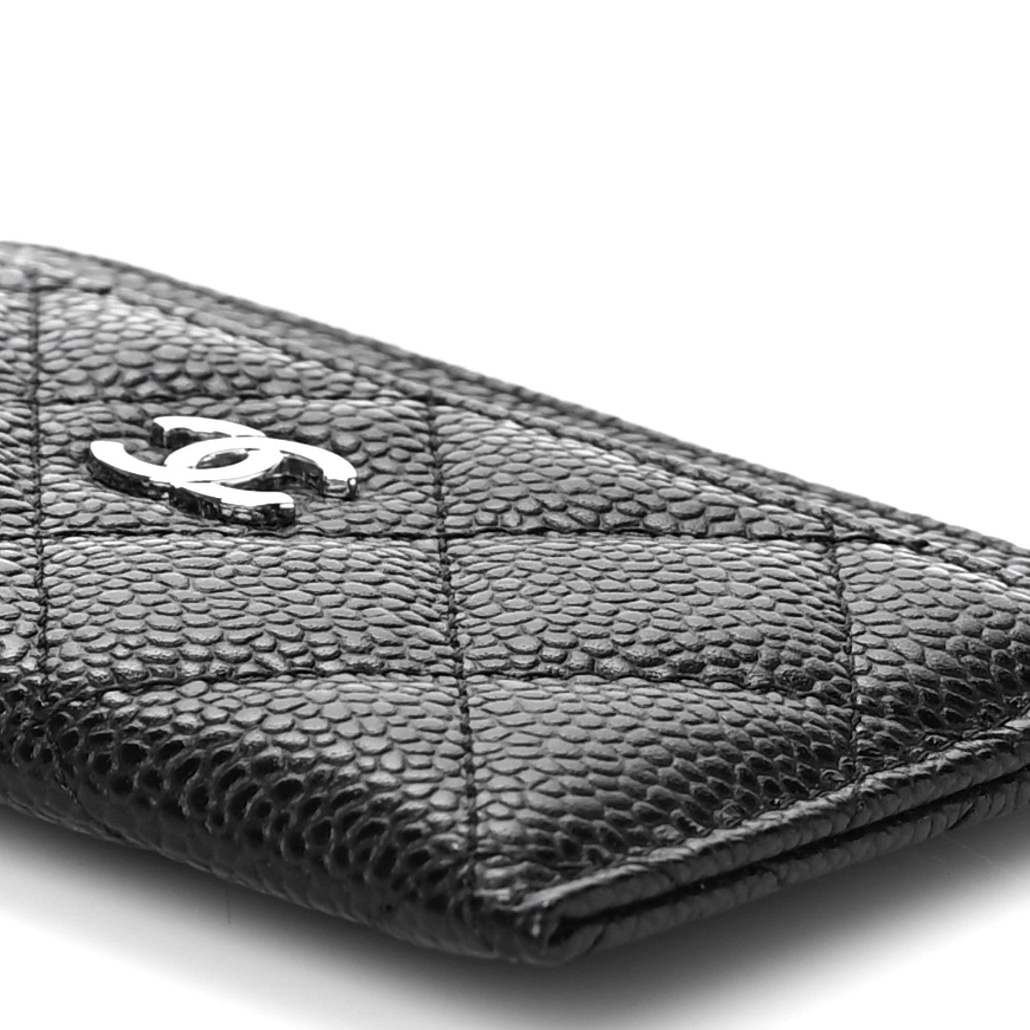 Chanel Caviar Quilted Card Holder Black 10 of 11