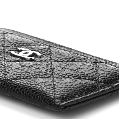 Chanel Caviar Quilted Card Holder Black 10 of 11