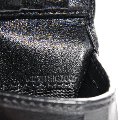 Burberry Signature Grain Leather Folding Wallet Stone Grey 8 of 8