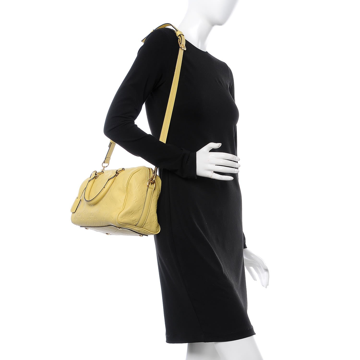 Louis Vuitton Empreinte Speedy Bandouliere 25 Citrine 3 of 17