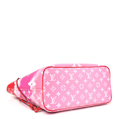 Louis Vuitton Monogram Escale Neverfull MM Rouge 5 of 10