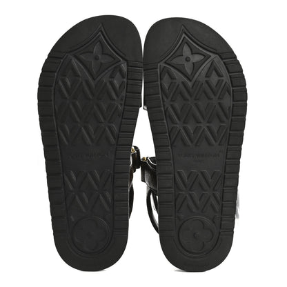 Louis Vuitton Monogram LV Sunset Comfort Flat Sandals 37.5 Cacao Brown 6 of 9