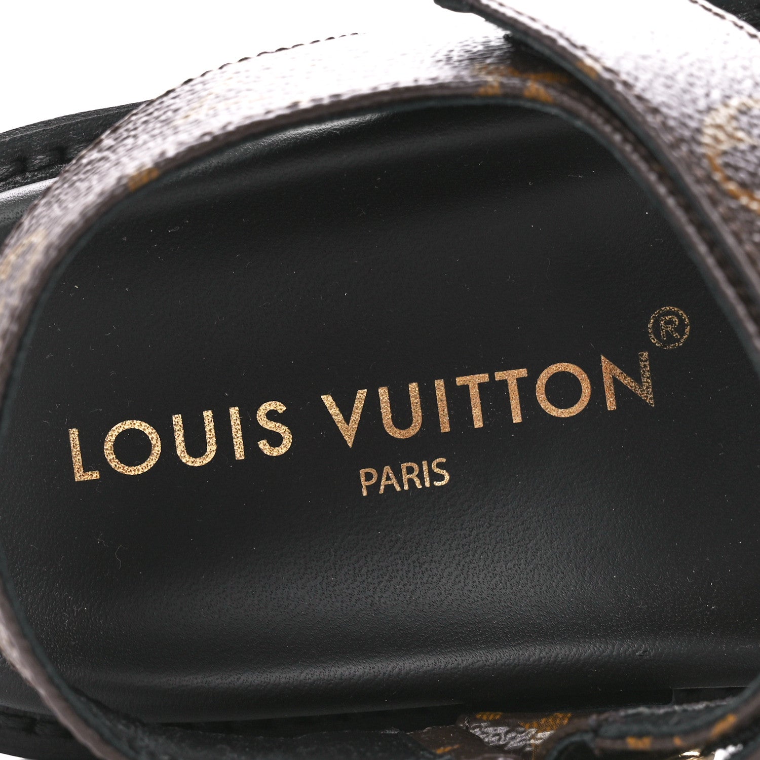 Louis Vuitton Monogram LV Sunset Comfort Flat Sandals 38 Cacao Brown 7 of 8