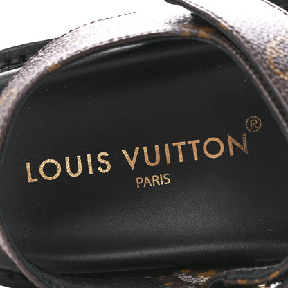 Louis Vuitton Monogram LV Sunset Comfort Flat Sandals 38 Cacao Brown 7 of 8