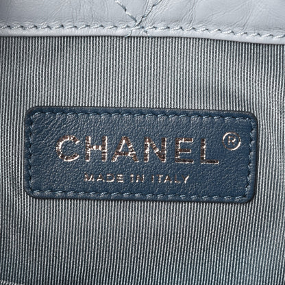 Chanel Aged Calfskin Quilted Small Gabrielle Backpack Light Blue 7 of 10