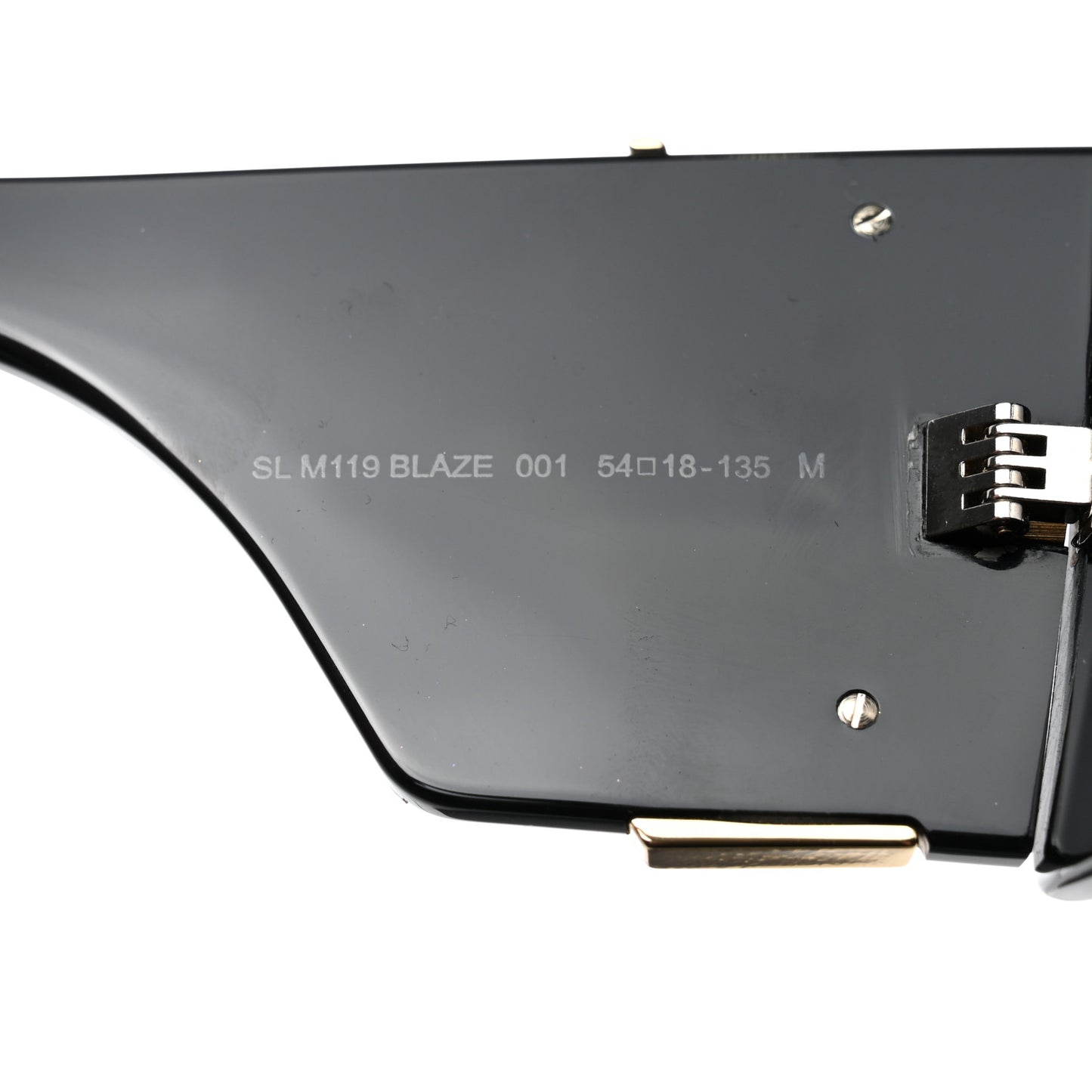 Acetate Blaze Sunglasses SL M119 Black