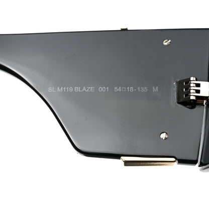 Saint Laurent Acetate Blaze Sunglasses SL M119 Black 5 of 9