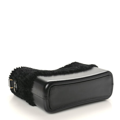 Chanel Shearling Medium Gabrielle Hobo Black 4 of 10