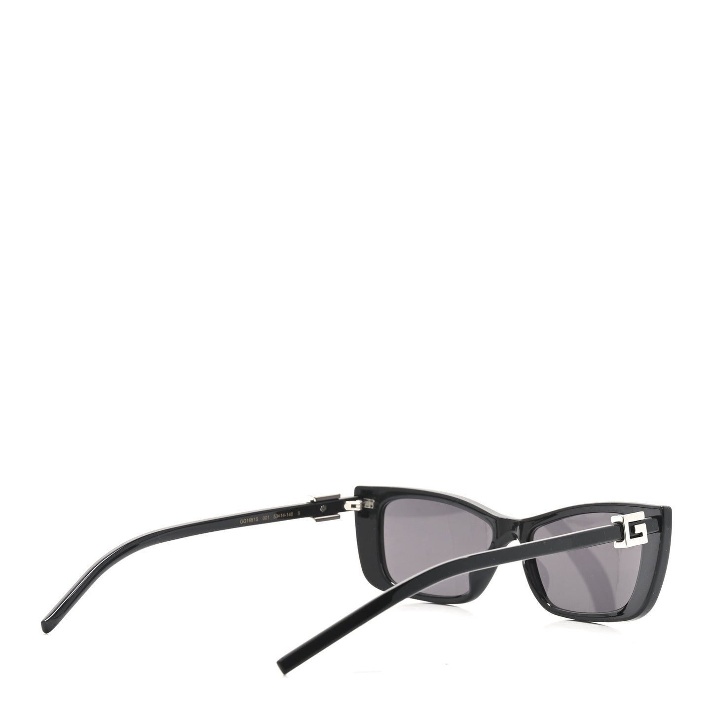Acetate Rectangle Sunglasses GG1681S Black