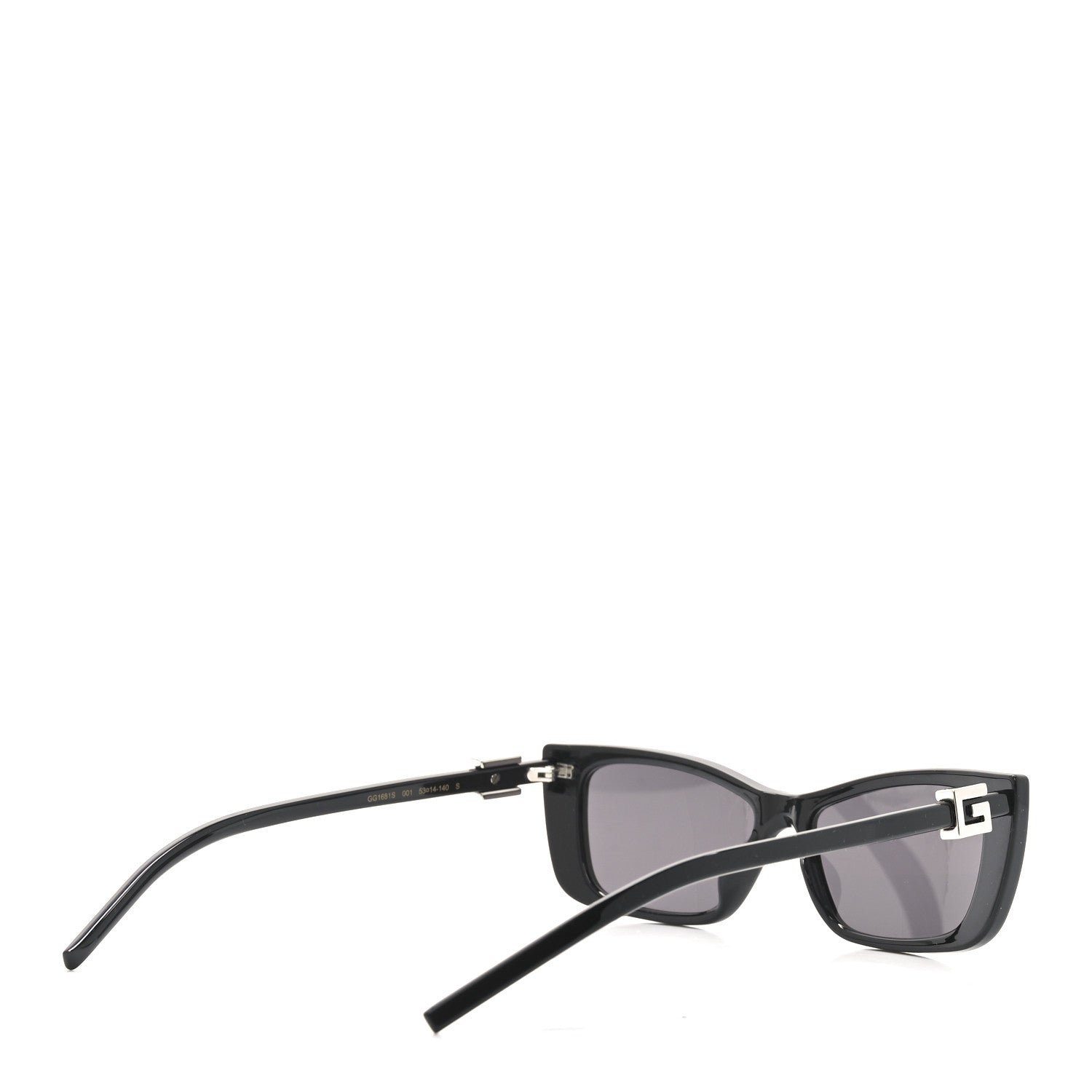 Gucci Acetate Rectangle Sunglasses GG1681S Black 4 of 7