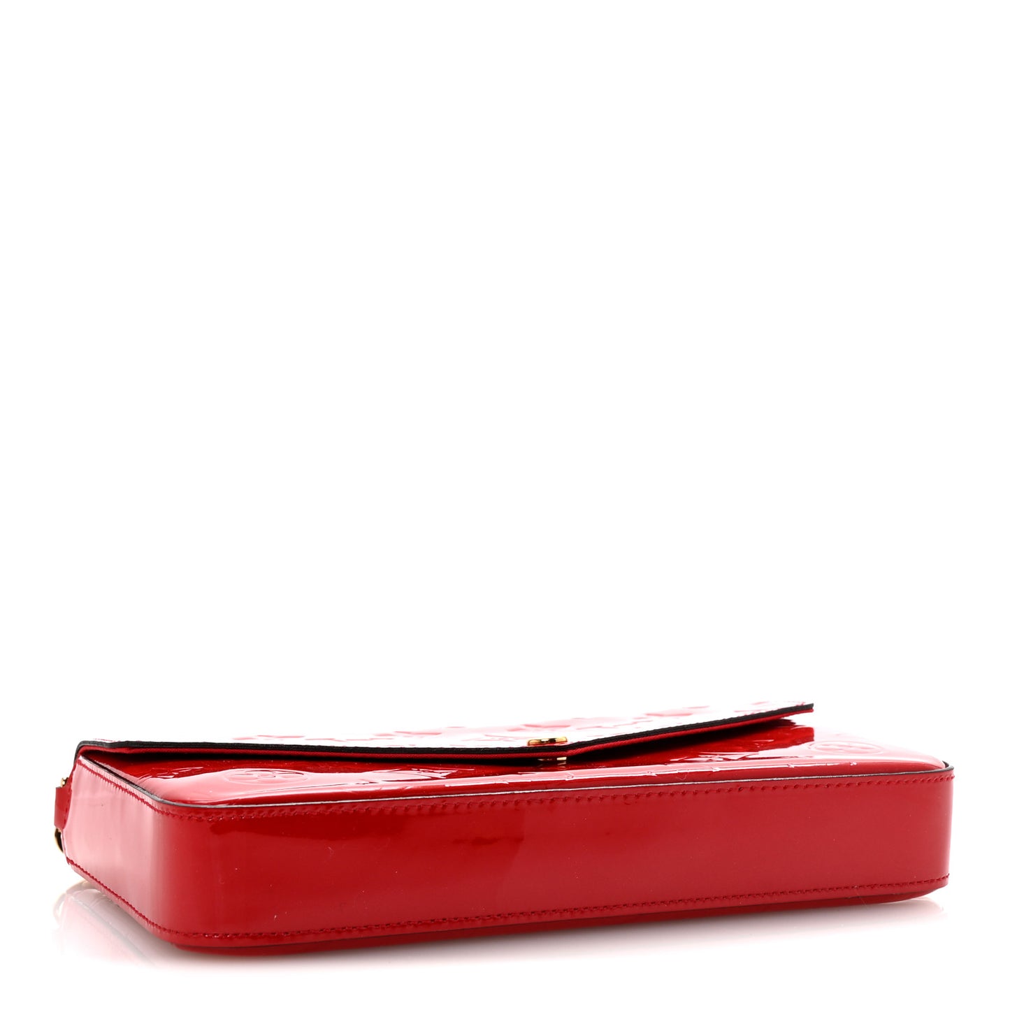 Vernis Felicie Pochette Chain Wallet Cherry