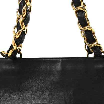Chanel Lambskin CC Tote Black 8 of 10
