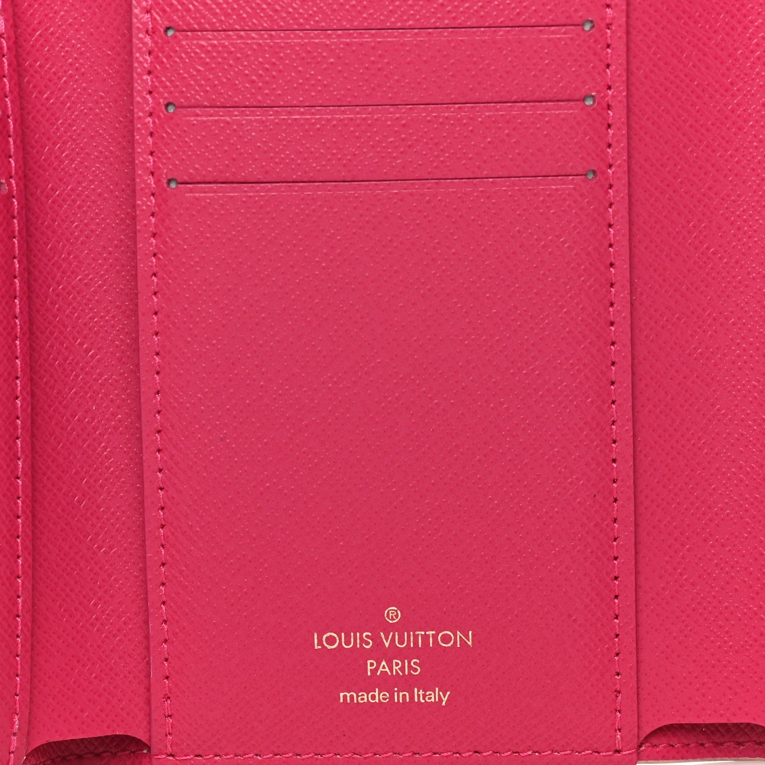 Louis Vuitton Damier Azur 2021 Christmas Animation Hollywood Victorine Wallet Fuchsia 6 of 7