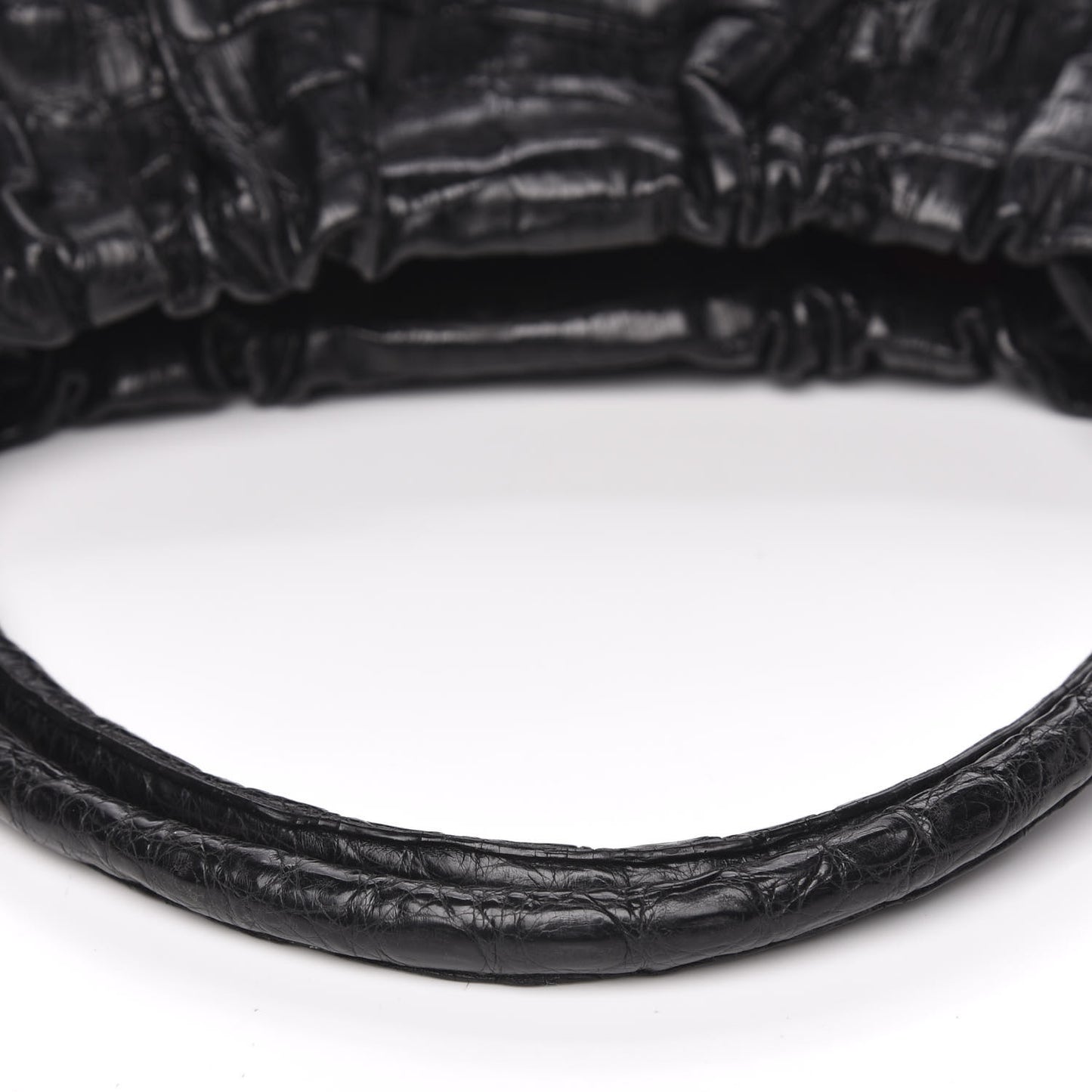 Crocodile Tote Black