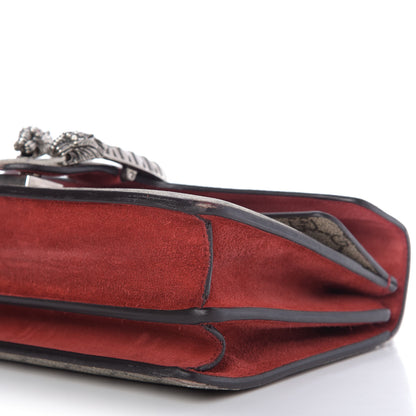 Gucci GG Supreme Monogram Small Dionysus Shoulder Bag Red 8 of 10