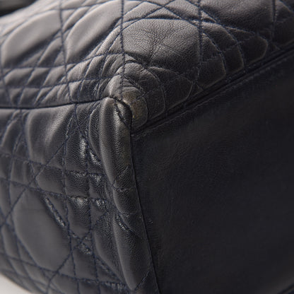 Christian Dior Lambskin Cannage Medium Lady Dior Indigo Blue 15 of 18