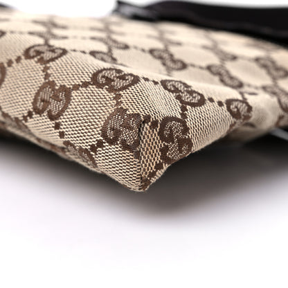 Gucci GG Monogram Double Pocket Belt Bag Dark Brown 8 of 13