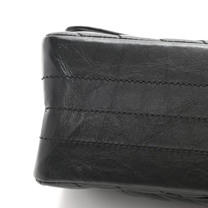 Chanel Aged Calfskin Chevron Quilted 2.55 Reissue Mini Flap So Black 9 of 10