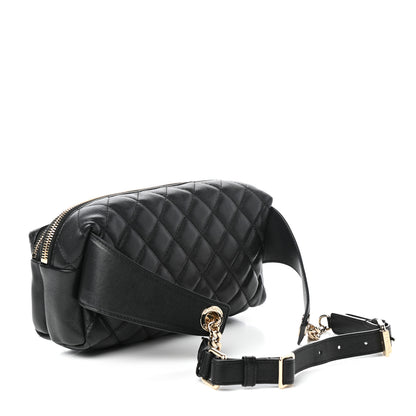 Chanel Calfskin Quilted Waist Bag Black 3 of 10