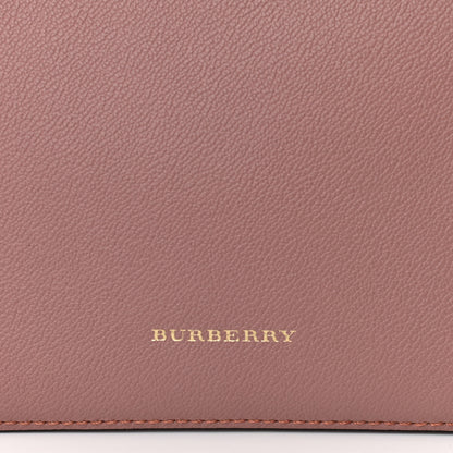 Burberry Soft Grain Calfskin House Check Small Helmsley Crossbody Dusty Pink 9 of 11