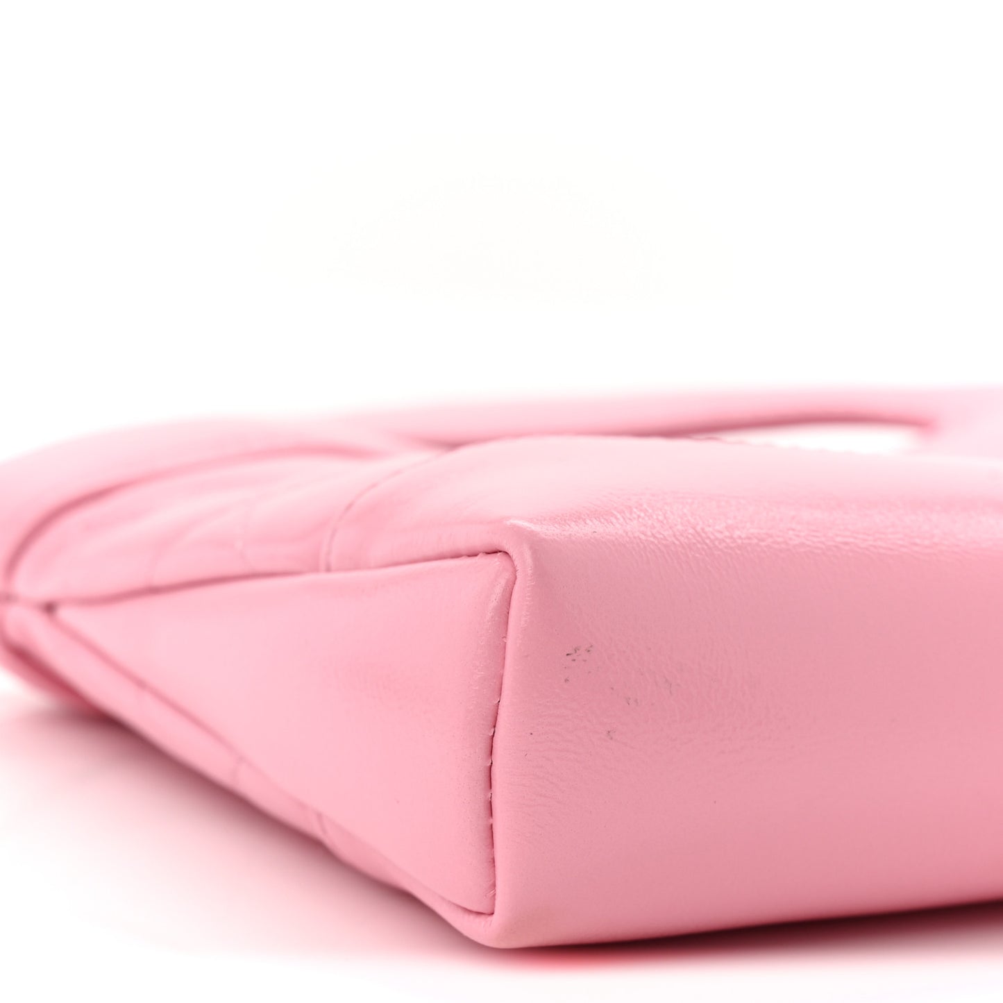 Shiny Lambskin Quilted Nano 31 Shopping Bag Pink