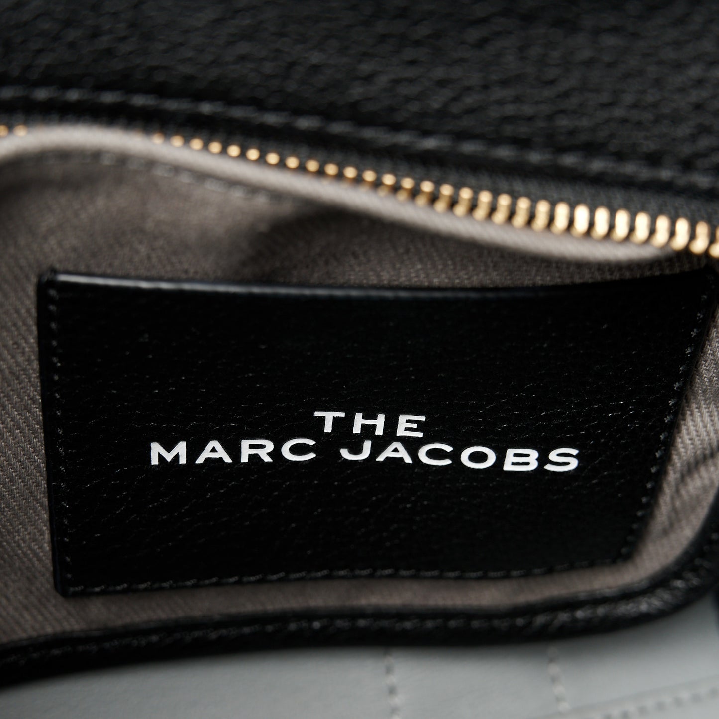 Grained Calfskin Small The Tote Bag Black