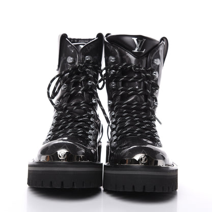 Louis Vuitton Monogram Eclipse Glaze Mens Outland Ankle Boots 7 2 of 8